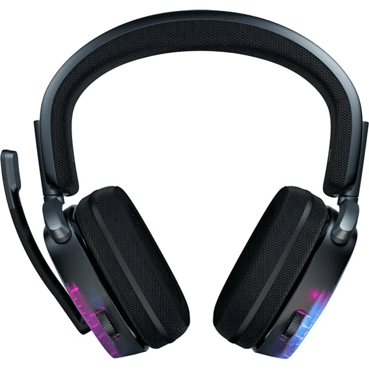 Roccat Syn Max Air Kabelloses RGB PC Gaming-Headset mit 3D Audio und Dockingstation, Schwarz – Bild 1