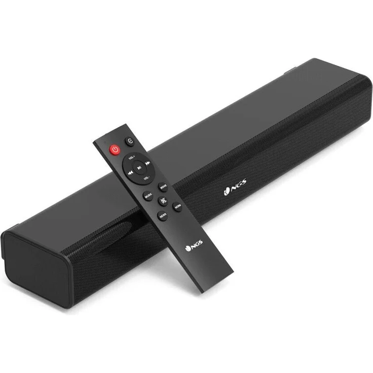 NGS Subway Drahtlose 2.0 Kanal Soundbar ohne Subwoofer, 40 W, schwarz – Bild 4
