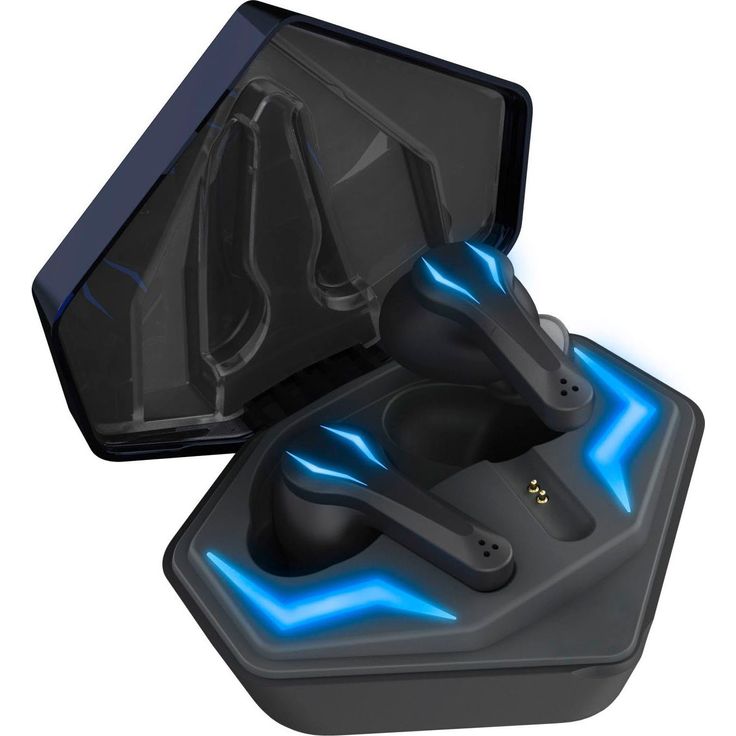 Speedlink VIVAS LED Gaming-Headset, True Wireless In-Ear, Schwarz/Blau