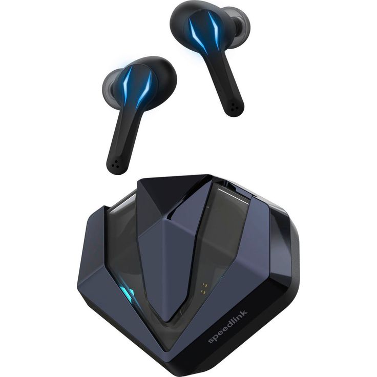Speedlink VIVAS LED Gaming-Headset, True Wireless In-Ear, Schwarz/Blau – Bild 3