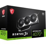 MSI GeForce RTX 4070 Ti Ventus 3X OC 12G - Grafikkarte - 12.288 MB