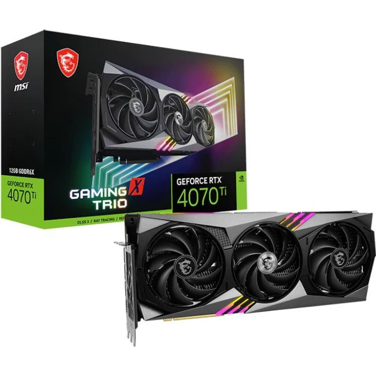MSI GeForce RTX 4070 Ti GAMING X TRIO 12GB GDDR6X 192bit 3xDP 1xHDMI – Bild 4