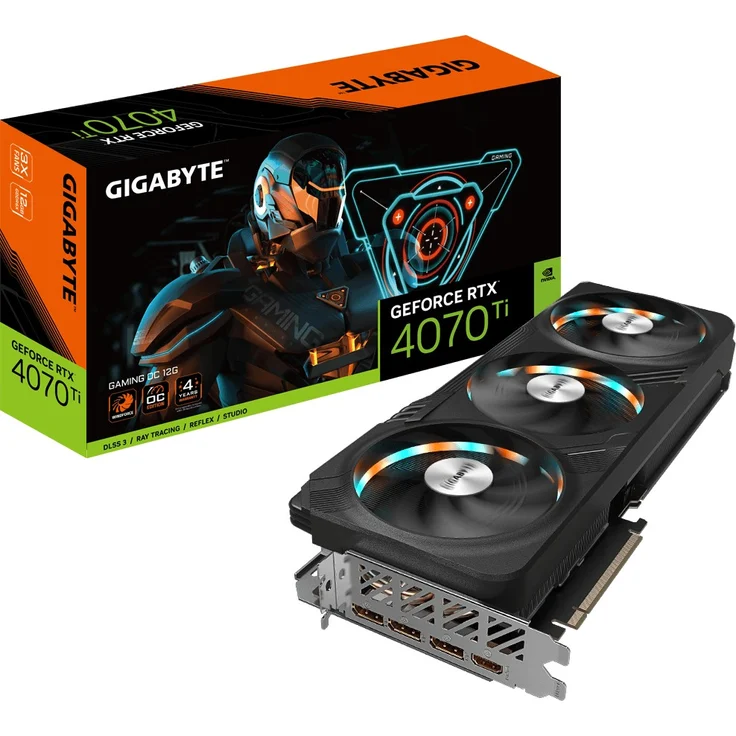 GIGABYTE RTX 4070 Ti Gaming 12GB GDDR6X 3xDP 1xHDMI – Bild 1