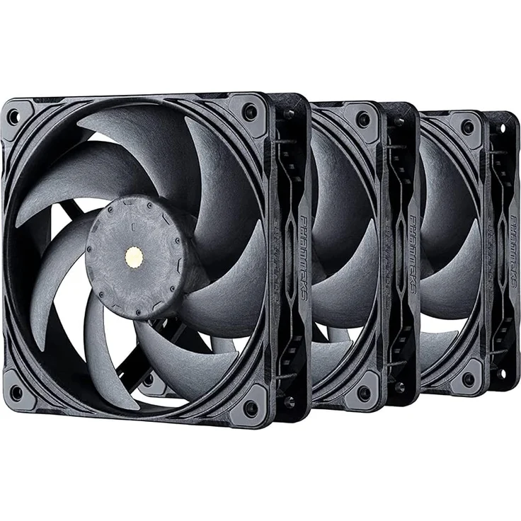 Phanteks T30-120 Lüfter, Triple-Pack, Premium Hochleistungs-Lüfter, hervorragende Klangqualität, 4-polige (PH-F120T30_BG_3P)  – Bild 1