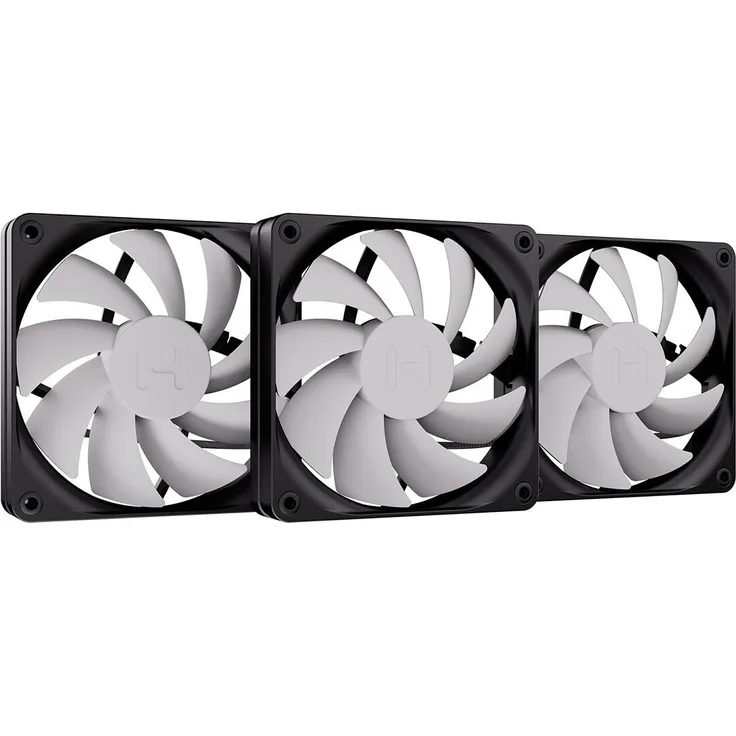 HYTE Flow FA12 Triple Fan Pack Gehäuselüfter, schwarz-grau, 3er Pack (FAN-HYTE-001)