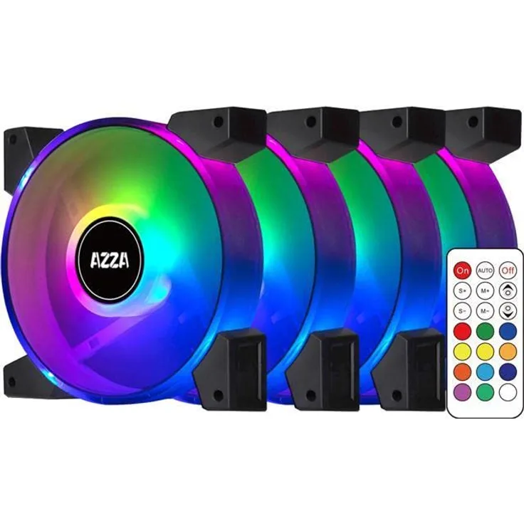 AZZA 4 x Hurricane II ARGB 120x120x25 (FNAZ-12DRGB2-241)