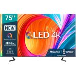 Hisense 75A7HQ 189 cm (75 Zoll) LED Smart TV (Ultra HD, HDR, HDR10, HDR10+, HDR HLG, Dolby Vision, Direct LED) HD-Triple-Tuner (Sat, Antenne, Kabel) Modelljahr 2022 Energieklasse G (DE-Modell)