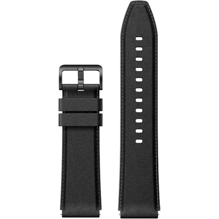 Xiaomi Watch S1 Strap Ersatzarmband Leather Black – Bild 1
