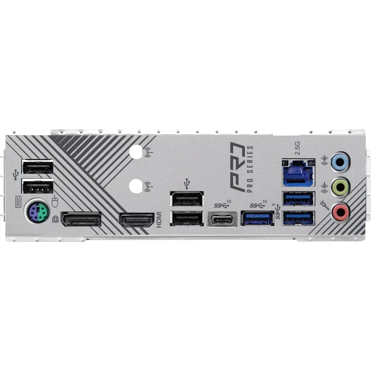 ASRock Z790 Pro RS - Motherboard - ATX - LGA1700-Sockel - Z790 Chipsatz - USB-C Gen2, USB 3.2 Gen 1, USB 3.2 Gen 2, USB-C 3.2 Gen 2x2 - 2.5 Gigabit LAN - Onboard-Grafik (CPU erforderlich) – Bild 2
