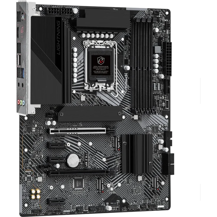 ASRock Z790 PG Lightning-D4 - Motherboard - ATX - LGA1700-Sockel - Z790 Chipsatz - USB 3.2 Gen 1, USB 3.2 Gen 2, USB-C 3.2 Gen 2x2, USB-C 3.2 Gen 1 - 2.5 Gigabit LAN - Onboard-Grafik (CPU erforderlich) – Bild 4