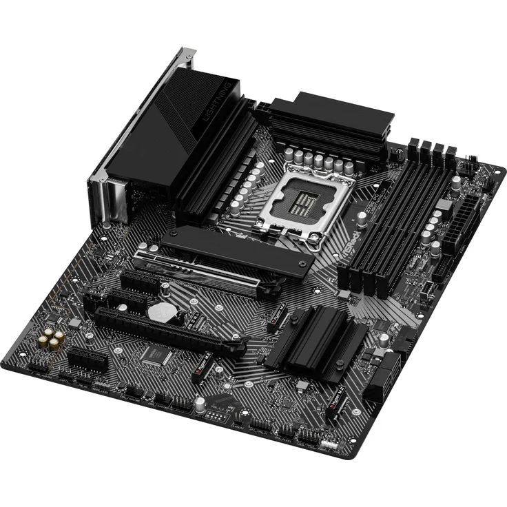 ASRock Z790 PG Lightning-D4 - Motherboard - ATX - LGA1700-Sockel - Z790 Chipsatz - USB 3.2 Gen 1, USB 3.2 Gen 2, USB-C 3.2 Gen 2x2, USB-C 3.2 Gen 1 - 2.5 Gigabit LAN - Onboard-Grafik (CPU erforderlich) – Bild 5