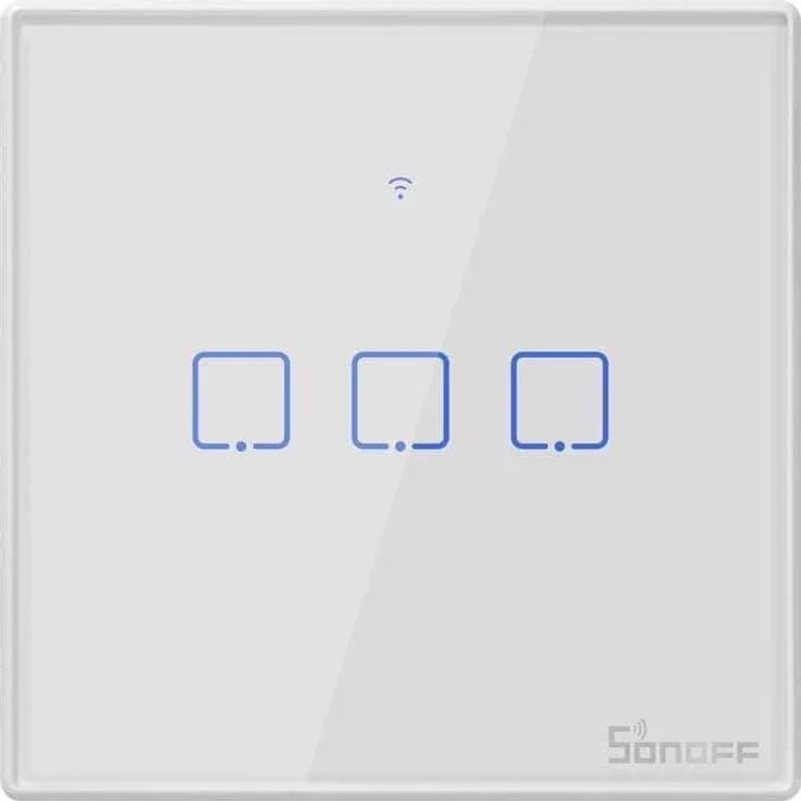 Sonoff Smart Wall Switch T2EU3C-TX 3-fach Taster weiß WLAN 433MHz