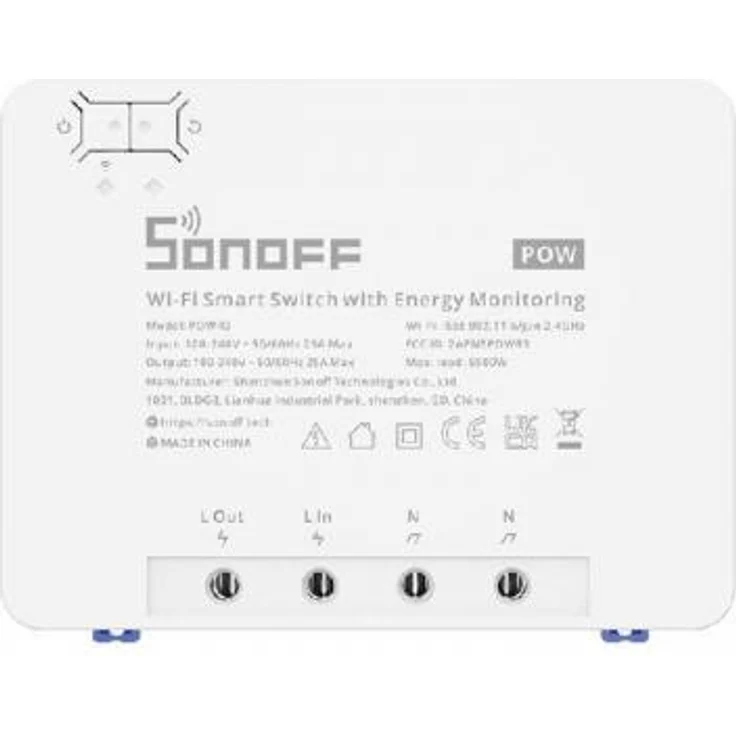 Sonoff POWR3 High Power Smart Switch, Schaltaktor, WiFi – Bild 1