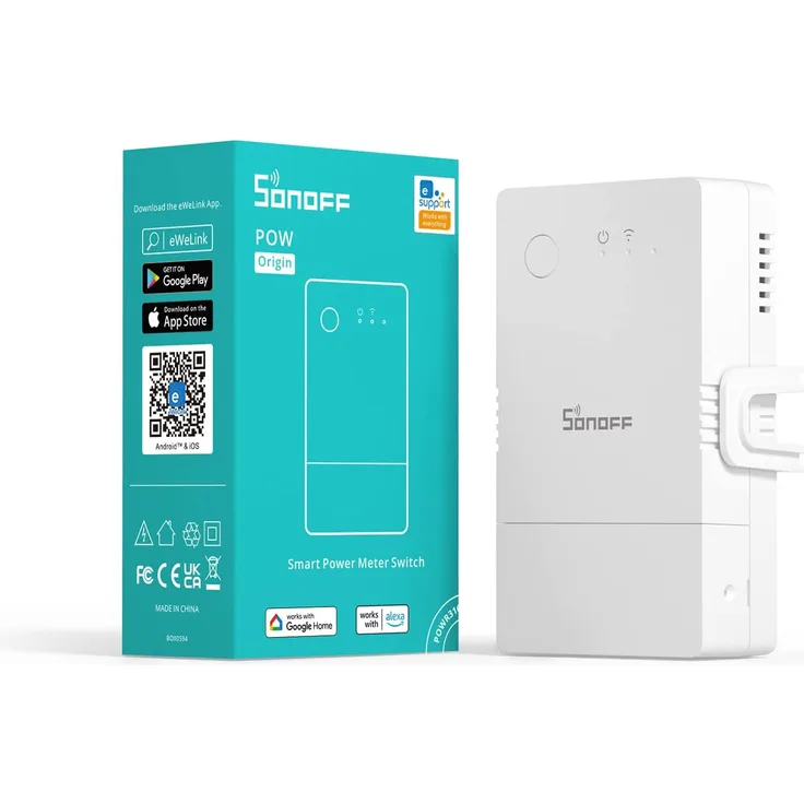 Sonoff Smart Switch POW (POWR316) Origin R3 1 Kanal 16A Schaltaktor mit Energiemessung WLAN