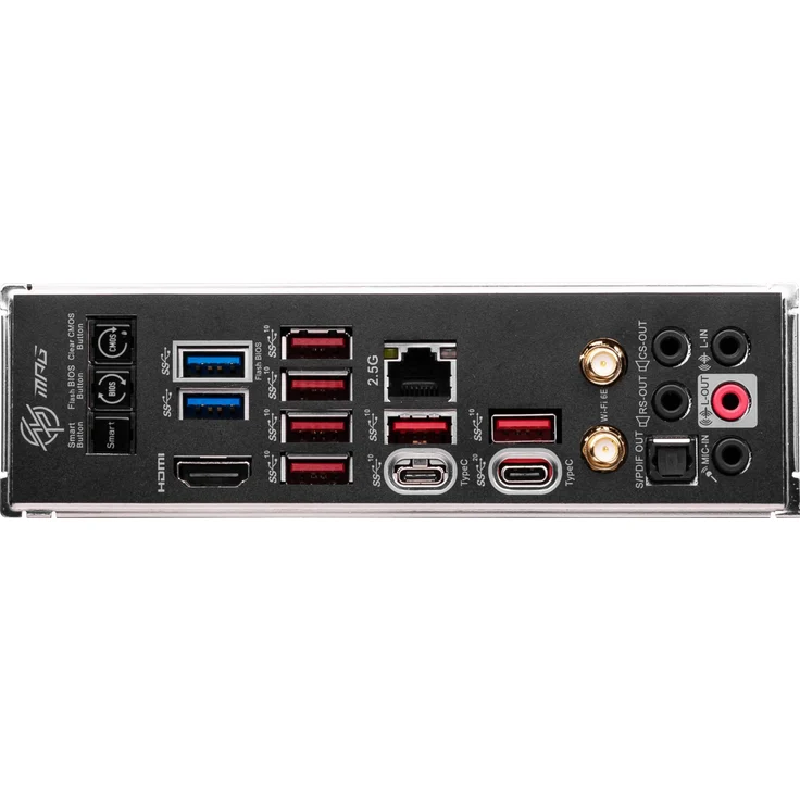 MSI MPG Z790 Carbon WiFi - Motherboard - ATX - LGA1700-Sockel - Z790 Chipsatz - USB-C Gen2, USB 3.2 Gen 1, USB 3.2 Gen 2, USB-C Gen 2x2 - 2.5 Gigabit LAN, Wi-Fi, Bluetooth - Onboard-Grafik (CPU erforderlich) – Bild 3