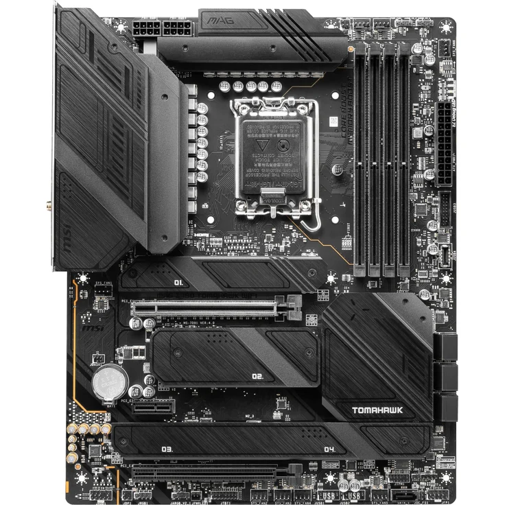 MSI MAG Z790 Tomahawk WiFi Motherboard, ATX - Unterstützt Intel Prozessoren der 12. und 13. Gen, LGA 1700-90A SPS VRM, DDR5 Me – Bild 1