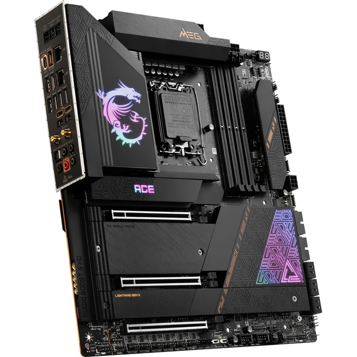 MSI MEG Z790 A - Motherboard - E-ATX - LGA1700-Sockel - Z790 Chipsatz - USB-C Gen2, USB 3.2 Gen 1, USB 3.2 Gen 2, USB-C Gen 2x2 - 2.5 Gigabit LAN, Wi-Fi, Bluetooth - Onboard-Grafik (CPU erforderlich) – Bild 4