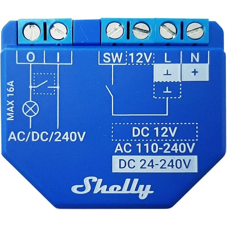 Shelly Shelly PlusLine 1 Plus Relay Switch WLAN Bluetooth – Bild 1