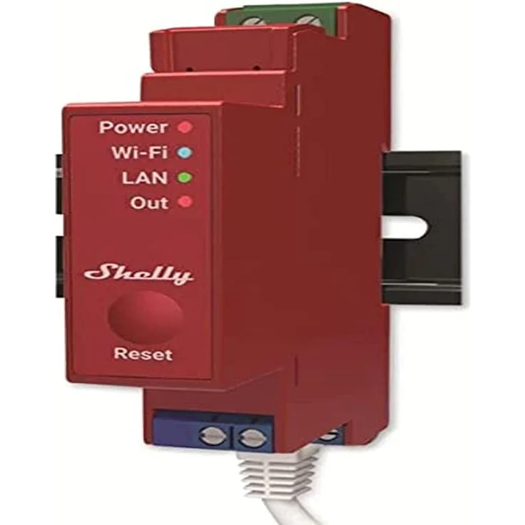 Shelly1 PRO PM Home Relais WLAN & LAN Schaltaktor Max. 16A BT Messfunktion, Black – Bild 1