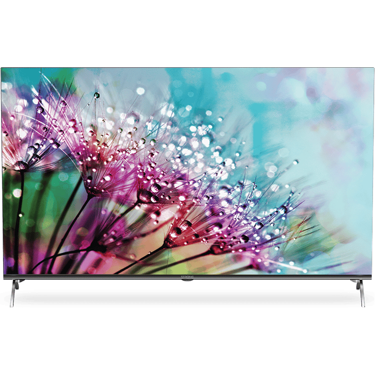 Strong SRT 43UD7553 108 cm (43 Zoll) LED Smart TV (Ultra HD, HDR HLG, Edge LED) HD-Triple-Tuner (Satellit, Antenne, Kabel) Modelljahr 2022 Energieklasse G (DE-Modell)