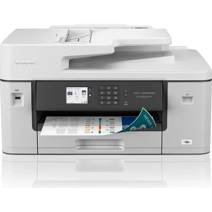 Brother MFC-J6540DWE - Tintenstrahldruck (4-in-1 Multifunktionsdrucker) Farbe, 4800 x 1200 dpi Druckauflösung, 28 ppm / 28 ppm Druckgeschwindigkeit (s/w, Farbe) MFCJ6540DWERE1 – Bild 1