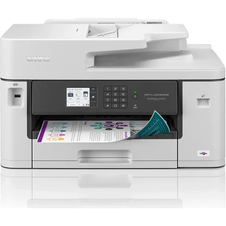 Brother MFC-J5340DWE - Tintenstrahldruck (4-in-1 Multifunktionsdrucker) Farbe, 4800 x 1200 dpi Druckauflösung, 28 ppm / 28 ppm Druckgeschwindigkeit (s/w, Farbe) MFCJ5340DWERE1 – Bild 1