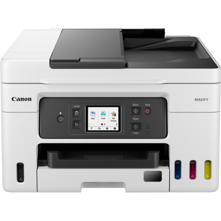 Canon MAXIFY GX4050 - Tintenstrahldruck (3-in-1 Multifunktionsdrucker) Farbe, 1200 x 600 dpi Druckauflösung, 18 ppm / 18 ppm Druckgeschwindigkeit (s/w, Farbe) 5779C006