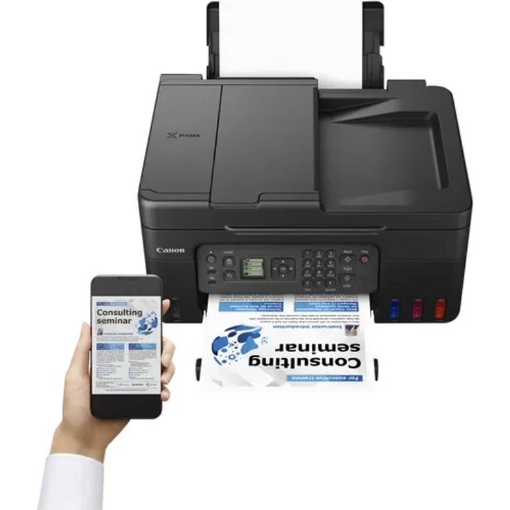 Canon PIXMA G4570 - Tintenstrahldruck (4-in-1 Multifunktionsdrucker) Farbe, 4800 x 1200 dpi Druckauflösung, 11 ppm / 6 ppm Druckgeschwindigkeit (s/w, Farbe) 5807C006 – Bild 4