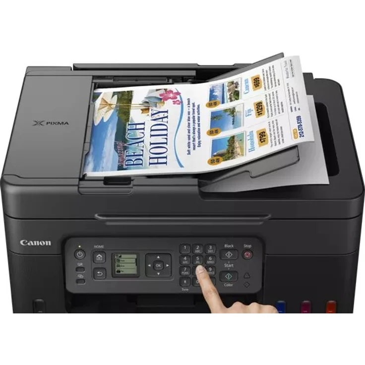 Canon PIXMA G4570 - Tintenstrahldruck (4-in-1 Multifunktionsdrucker) Farbe, 4800 x 1200 dpi Druckauflösung, 11 ppm / 6 ppm Druckgeschwindigkeit (s/w, Farbe) 5807C006 – Bild 3