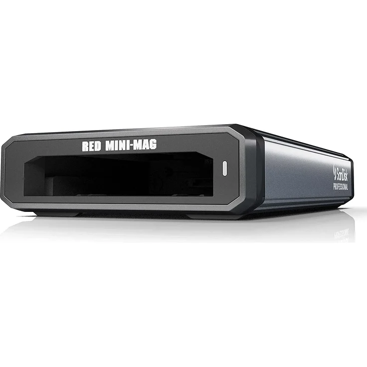 SanDisk PROFESSIONAL PRO-READER RED MINI-MAG, High-Performance-Kartenleser für RED MINI-MAG-Karten, kompatibel mit USB-C, schnelle Übertragung – Bild 1