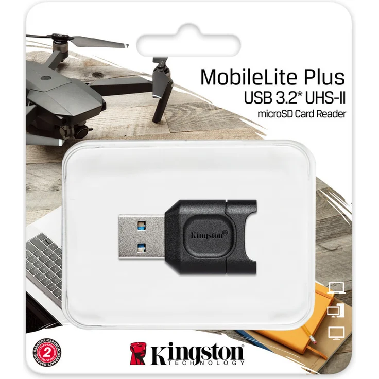Kingston MobileLite Plus (MLPM) Kartenlesegerät Micro SD, USB 3.1 microSDHC/SDXC UHS-II – Bild 2