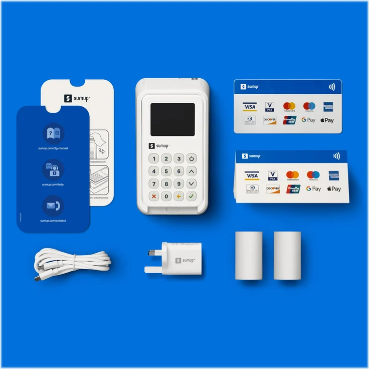 Sumup 3G+ Payment Kit Kartenterminal für EC- und Kreditkartenzahlungen mit Drucker – Bild 6