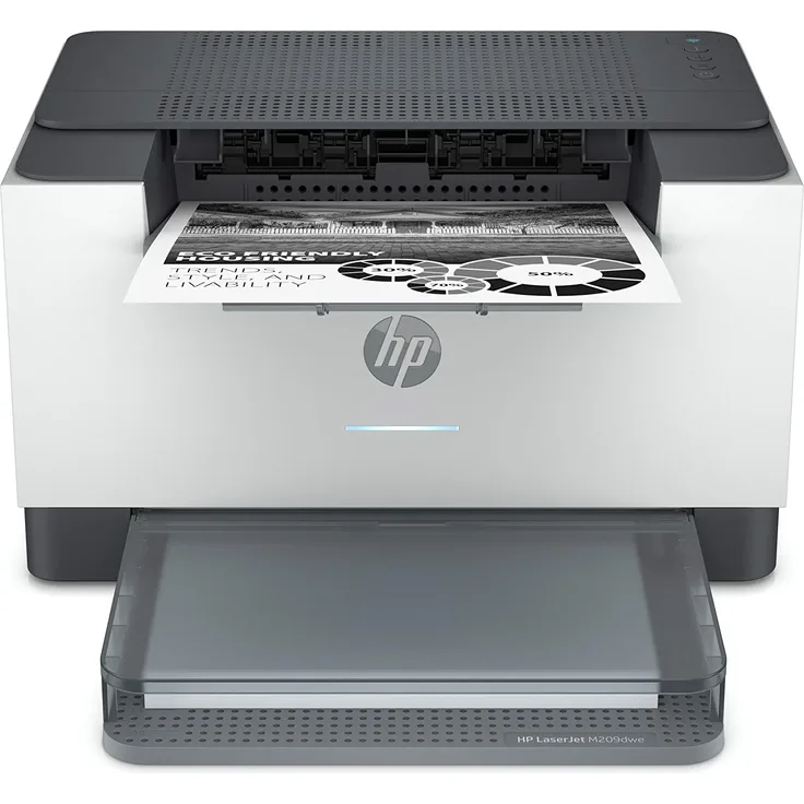 HP LaserJet M209dwe Schwarzweiß-Laserdrucker (WLAN, USB, Airprint, A4, A5, A6, B5, Instant Ink)