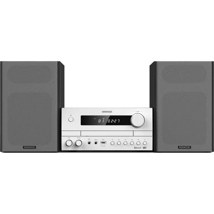 Kenwood Micro HIFI-System M-822DAB mit CD, USB, DAB+ und Bluetooth Audio Streaming