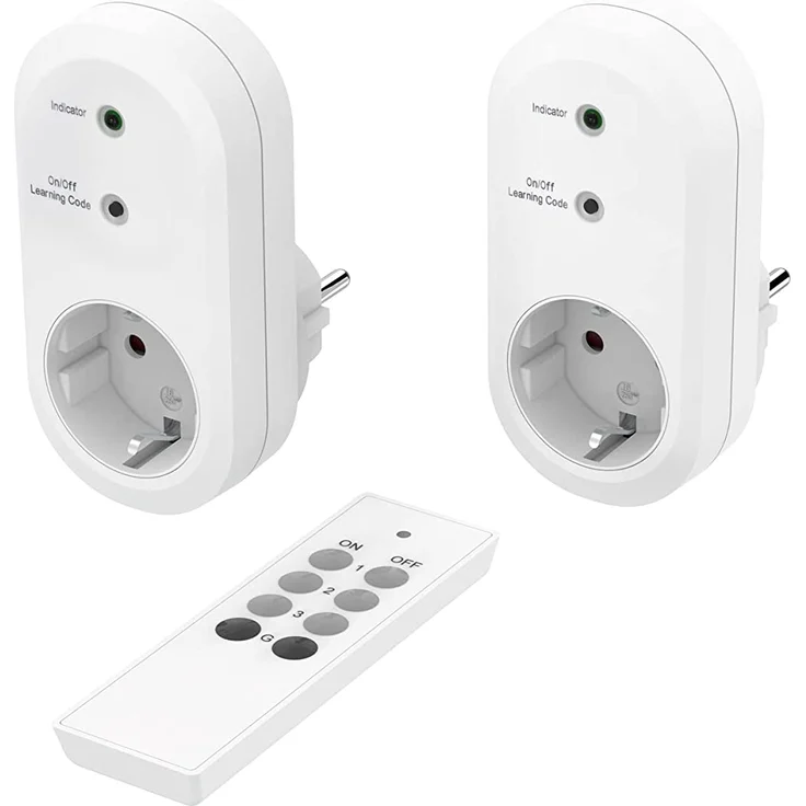 Hama Funksteckdose 2er-Set weiß – Bild 1