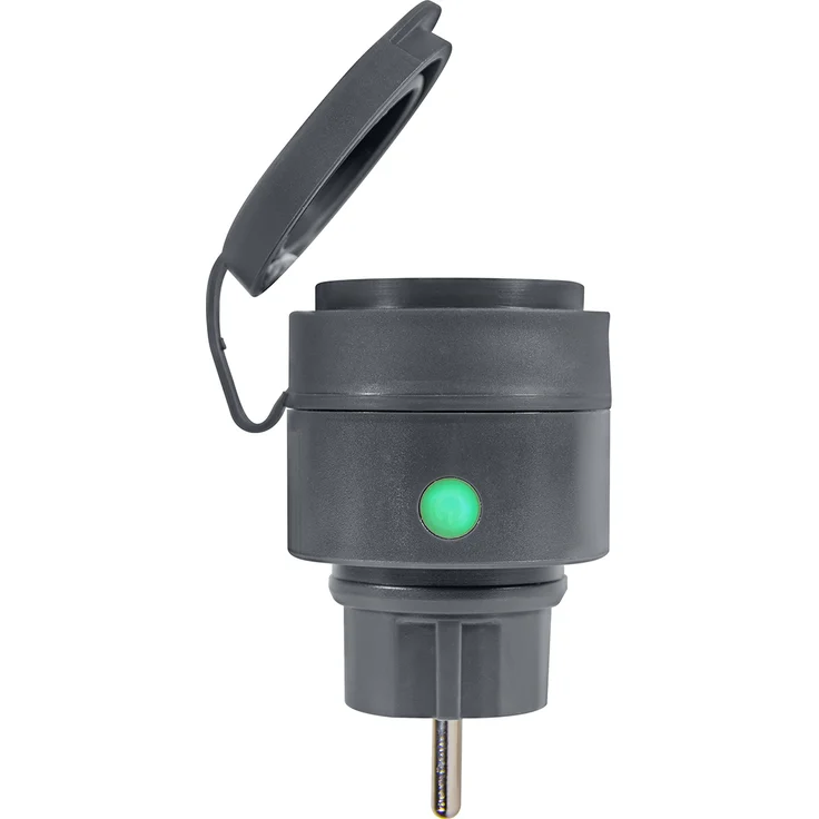 LEDVANCE SMART+ OUTDOOR COMPACT PLUG, Smarte Steckdose im kompakten Design, zur Einbindung konventioneller Geräte ins Smart Home, steuerbar mit Alexa & Google, 1er-Pack, 16 A, 230 V, 50 Hz, Plug typ F – Bild 6