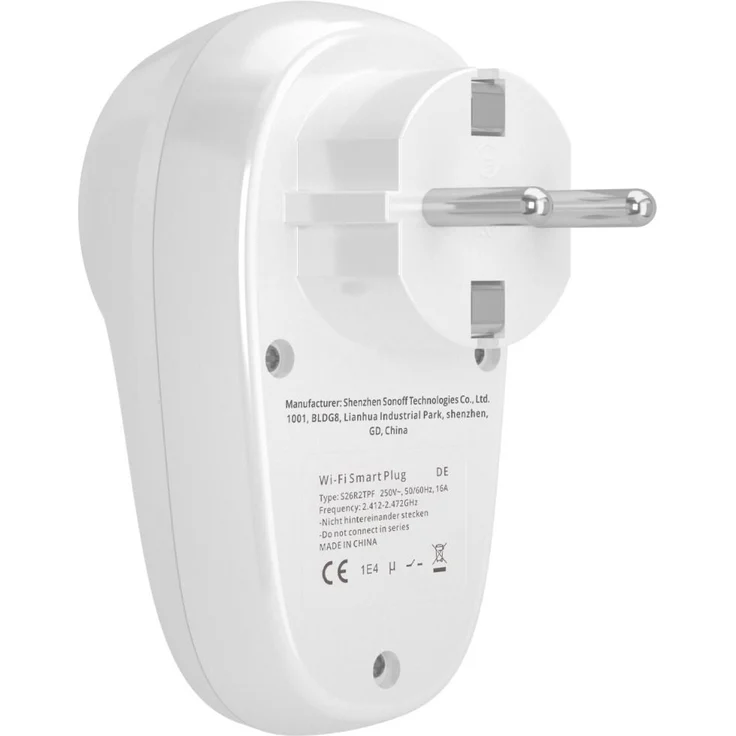Sonoff - Smart Plug - Zwischenstecker S26 R2 (Typ F - Schuko) - WLAN – Bild 4