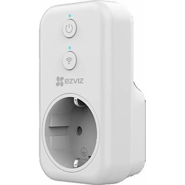 Ezviz T31-16B-EU Smart Plug WLAN-Steckdose (kompatibel mit Alexa, Google und Homematic IP, steuerbar über App)