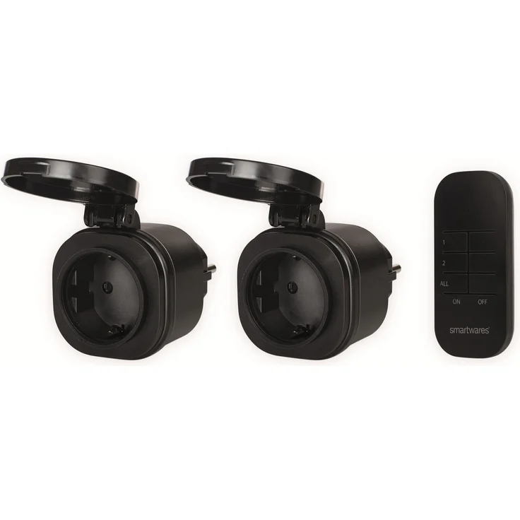 Smartwares Funksteckdosen-Set Mini, Außenbereich (SH4-99653) – Bild 1