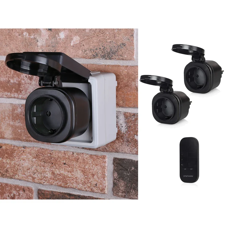 Smartwares Funksteckdosen-Set Mini, Außenbereich (SH4-99653) – Bild 2