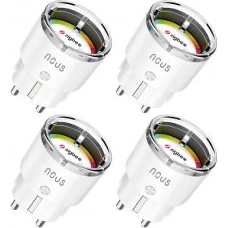 NOUS A1Z Smarte Steckdose, ZigBee, 4er Set