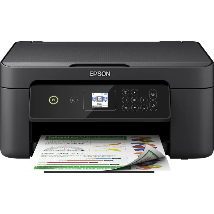 Epson Expression Home XP-3205 - Tintenstrahldruck (3-in-1 Multifunktionsdrucker) Farbe, 5760 x 1440 dpi Druckauflösung, 10 ppm / 5 ppm Druckgeschwindigkeit (s/w, Farbe) C11CK66404
