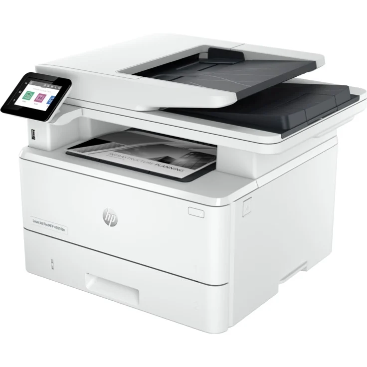 HP LaserdruckJet Pro MFP 4102fdw - Laserdruck (4-in-1 Multifunktionsdrucker) Mono, 1200 x 1200 dpi Druckauflösung, 40 ppm Druckgeschwindigkeit (s/w) 2Z624F – Bild 3