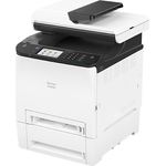 Ricoh M C251FW - Laserdruck (4-in-1 Multifunktionsdrucker) Farbe, 2400 x 600 dpi Druckauflösung, 25 ppm / 25 ppm Druckgeschwindigkeit (s/w, Farbe) 408545