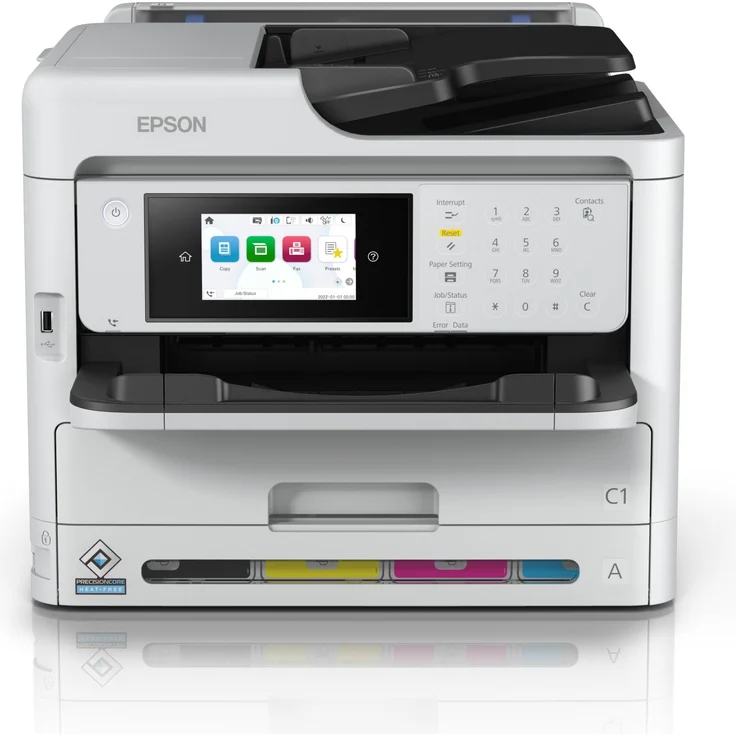 Epson Workforce Pro WF-C5890DWF - Tintenstrahldruck (4-in-1 Multifunktionsdrucker) Farbe, 4800 x 1200 dpi Druckauflösung, 25 ppm / 25 ppm Druckgeschwindigkeit (s/w, Farbe) C11CK23401 – Bild 3