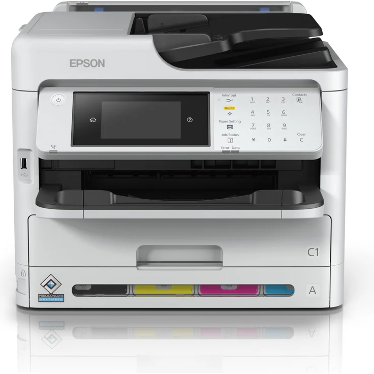 Epson Workforce Pro WF-C5890DWF - Tintenstrahldruck (4-in-1 Multifunktionsdrucker) Farbe, 4800 x 1200 dpi Druckauflösung, 25 ppm / 25 ppm Druckgeschwindigkeit (s/w, Farbe) C11CK23401 – Bild 2