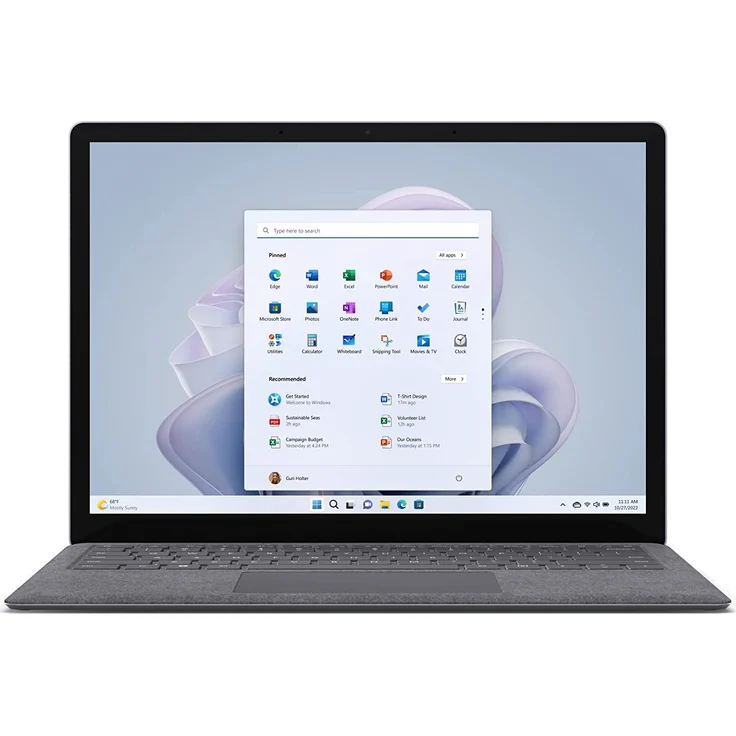 Microsoft Surface Laptop 5 - 13,5 Zoll (34,29 cm) 2.496 x 1.664 Pixel, Intel Core i5-1235U, 8GB RAM, 256GB SSD, Windows 11 Home 64-bit (QZI-00005) – Bild 1