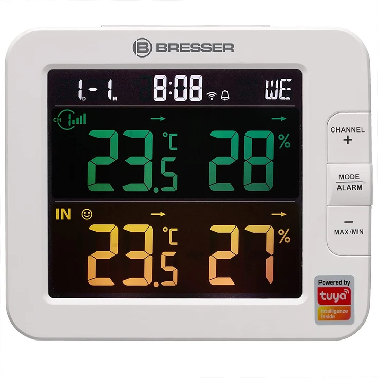 Bresser Smart Home 7-Kanal Tuya Thermo-Hygrometer – Bild 3
