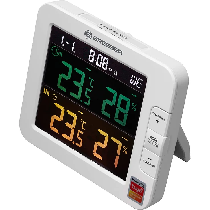 Bresser Smart Home 7-Kanal Tuya Thermo-Hygrometer – Bild 2