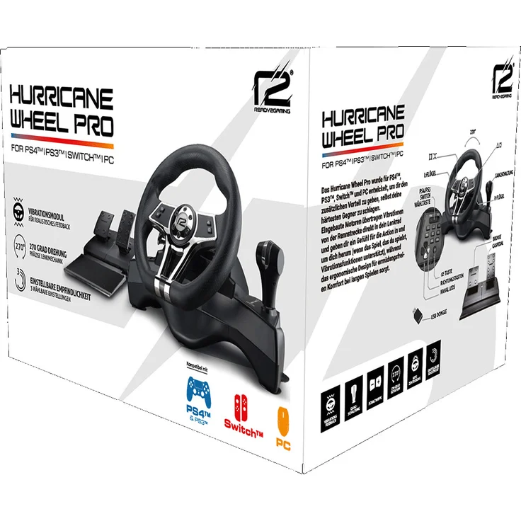 Ready2Gaming Hurricane Wheel Pro (PS4, PS3, PS5, PC, Switch) – Bild 5